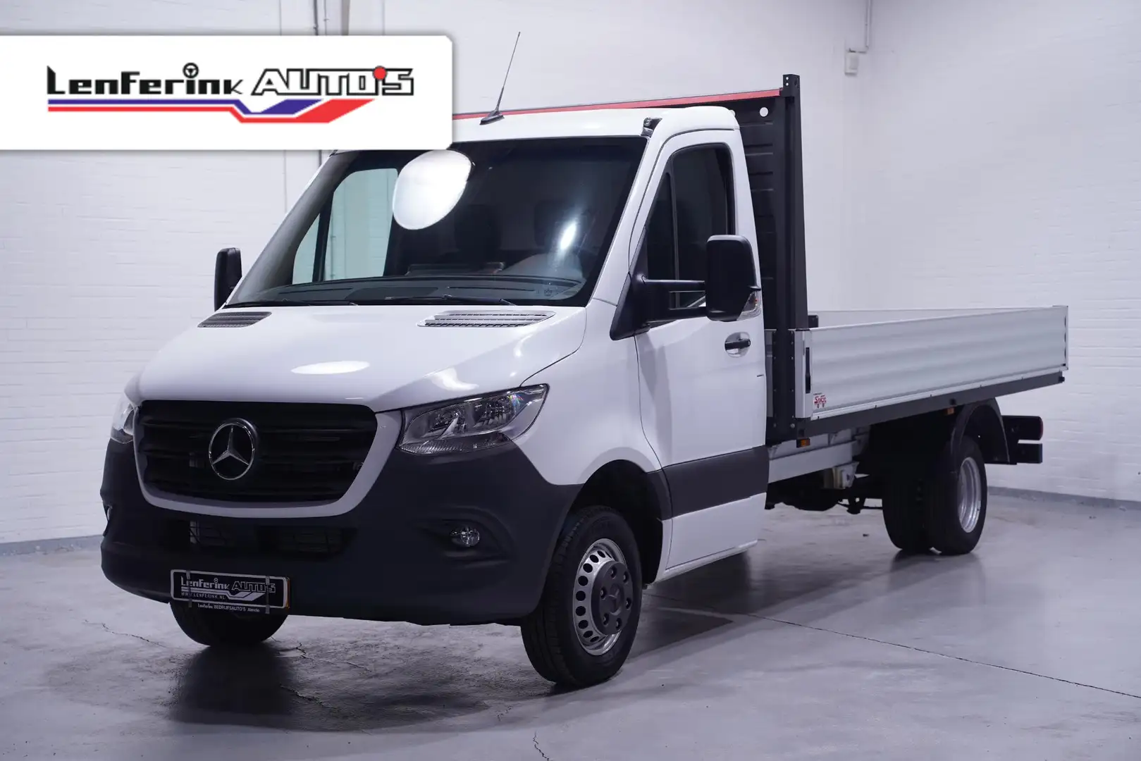 Mercedes-Benz Sprinter 515 CDI 150 pk Pick Up / Open Laadbak Dubbel Lucht White - 1