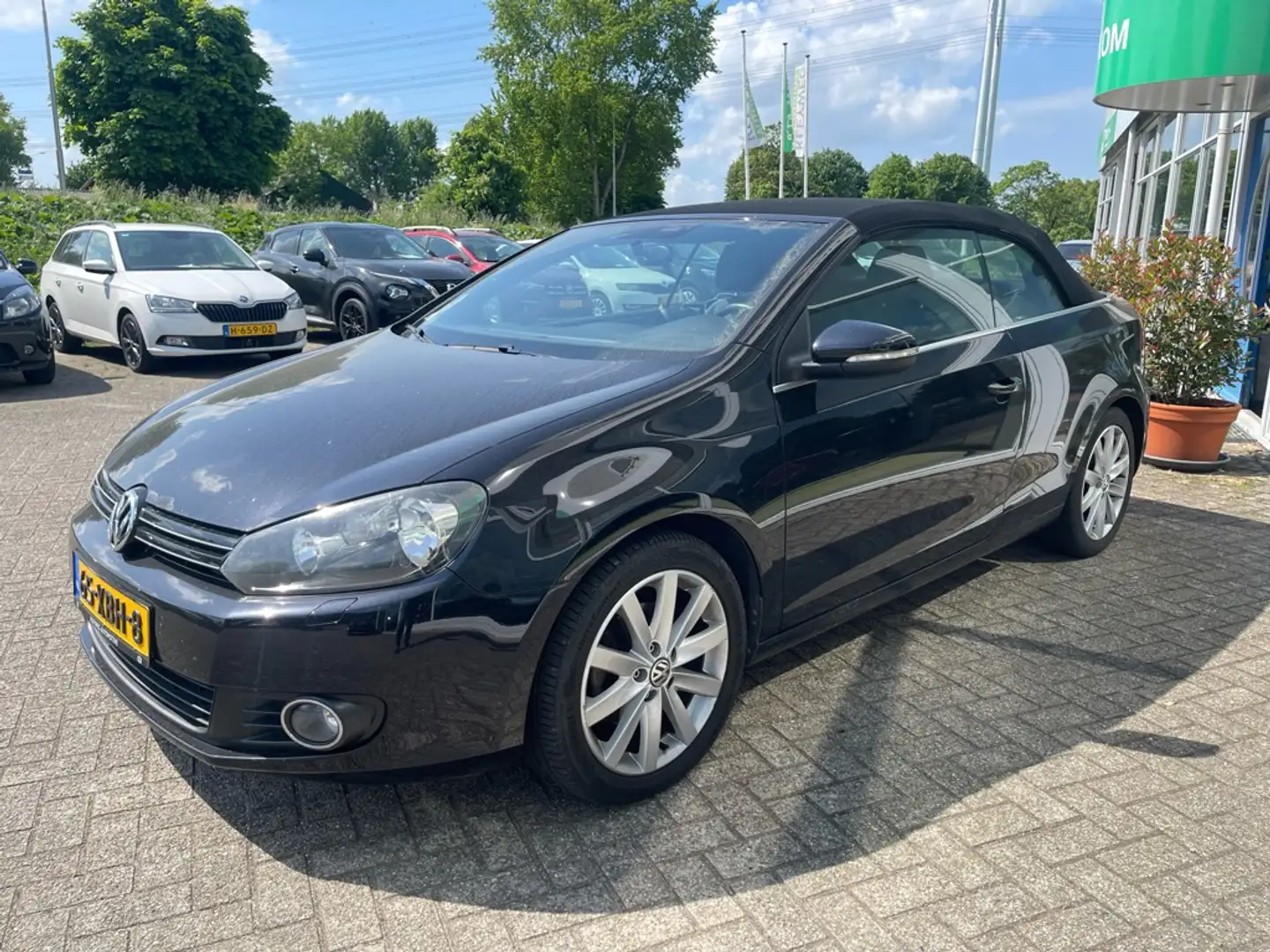 Volkswagen Golf Cabriolet 1.2 TSI Bluemotrion, Nav, Stoelverw. PDC v+a Negro - 2