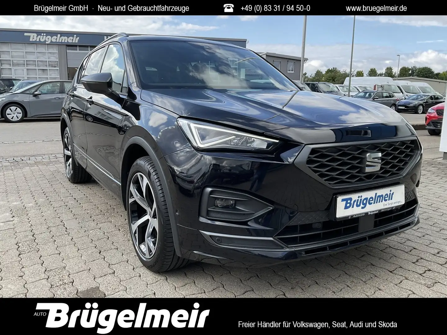 SEAT Tarraco Tarraco 2.0 TDI DSG FR 4Drive+NAVI+ACC+19''+WR Negro - 1
