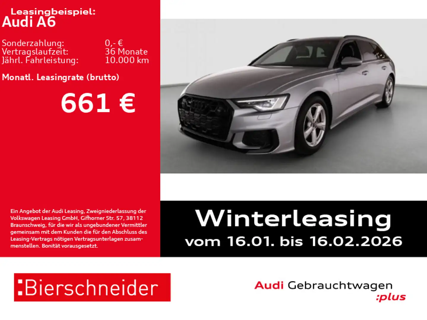Audi A6 Av 50 TDI qu S-Line Black AHK MATRIX PANO HuD Silber - 1