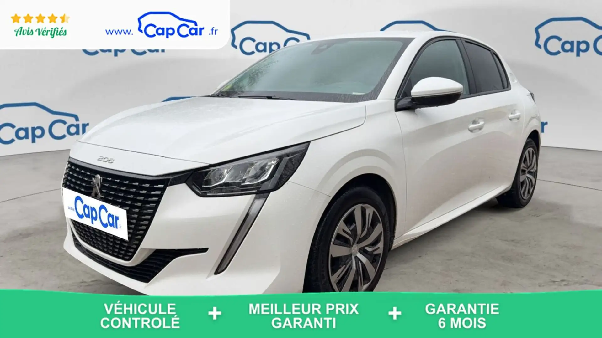 Peugeot 208 II 1.5 BlueHDi 100.0 Active Blanc - 1