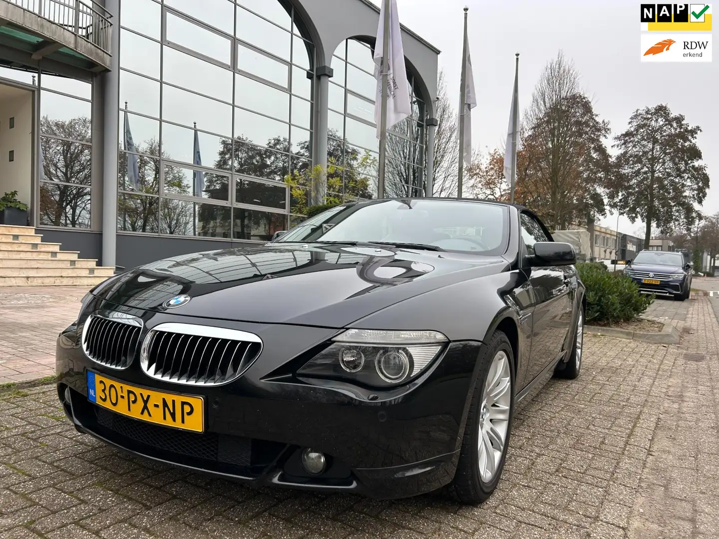 BMW 645 6-serie Cabrio 645Ci S aut ,vele opties.apk,boekje Schwarz - 1