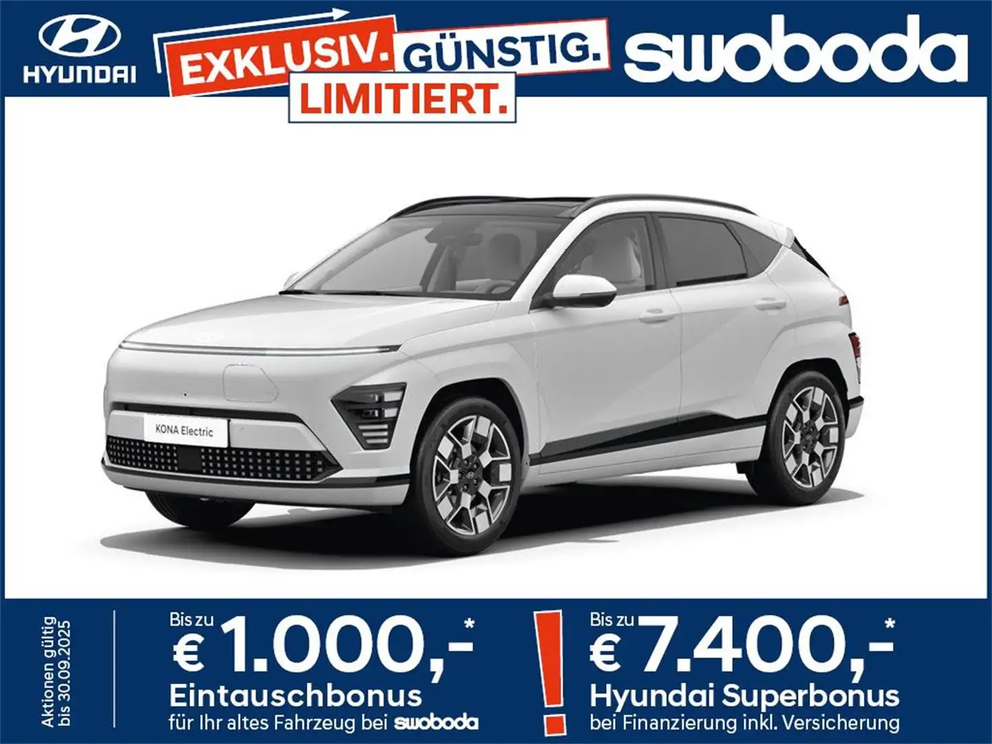 Hyundai KONA EV Smart Line 48,4 kWh k5es1-OP7 Blanco - 1