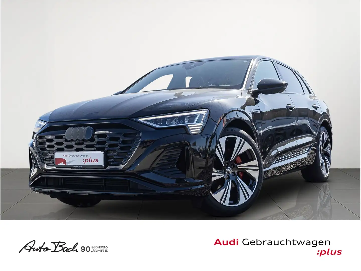 Audi Q8 e-tron S line Black Style 55 Navi LED HuD Pan Schwarz - 1
