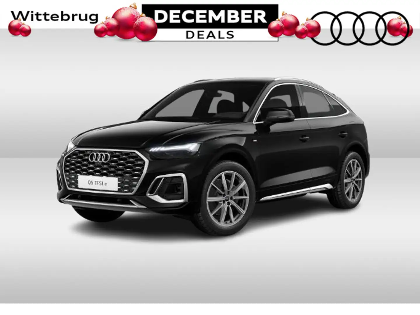 Audi Q5 Sportback 50 TFSI e 299PK S Line exterieur | Trekh Zwart - 1
