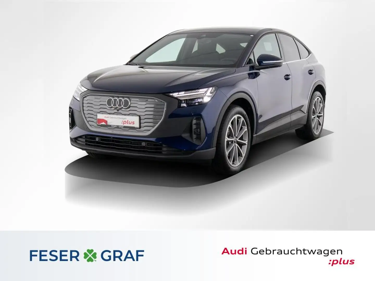 Audi Q4 e-tron S line 35 Sportback e-tron matrix LED/ AHK Blau - 1