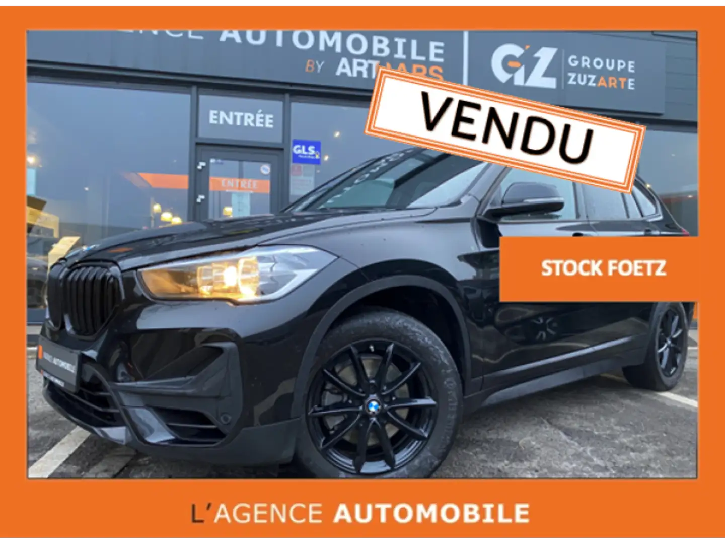 BMW X1 sDrive18i boîte auto. GARANTIE Noir - 1