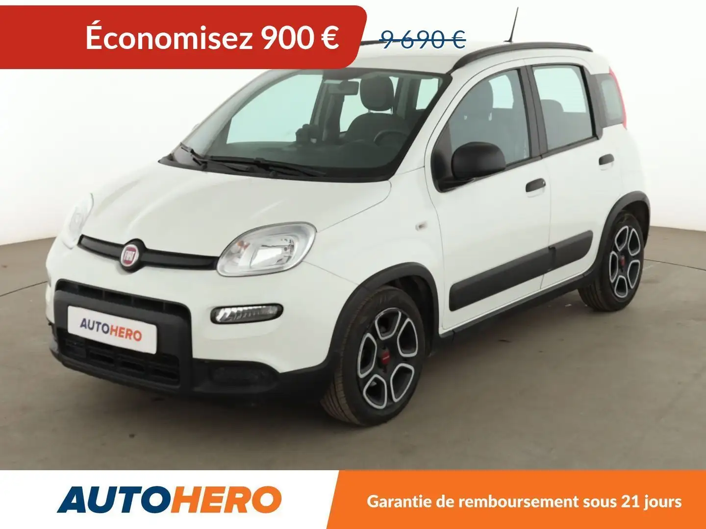 Fiat Panda 1.0 Hybride BSG City Life Blanc - 1