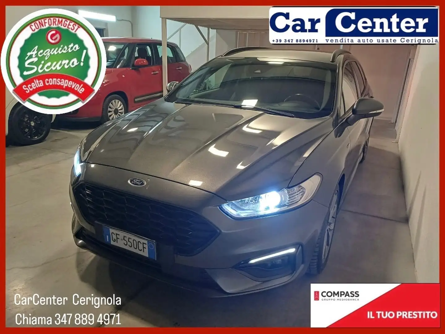 Ford Mondeo 2.0 EcoBlue 150 CV S&S aut. SW ST-Line Business Gris - 1