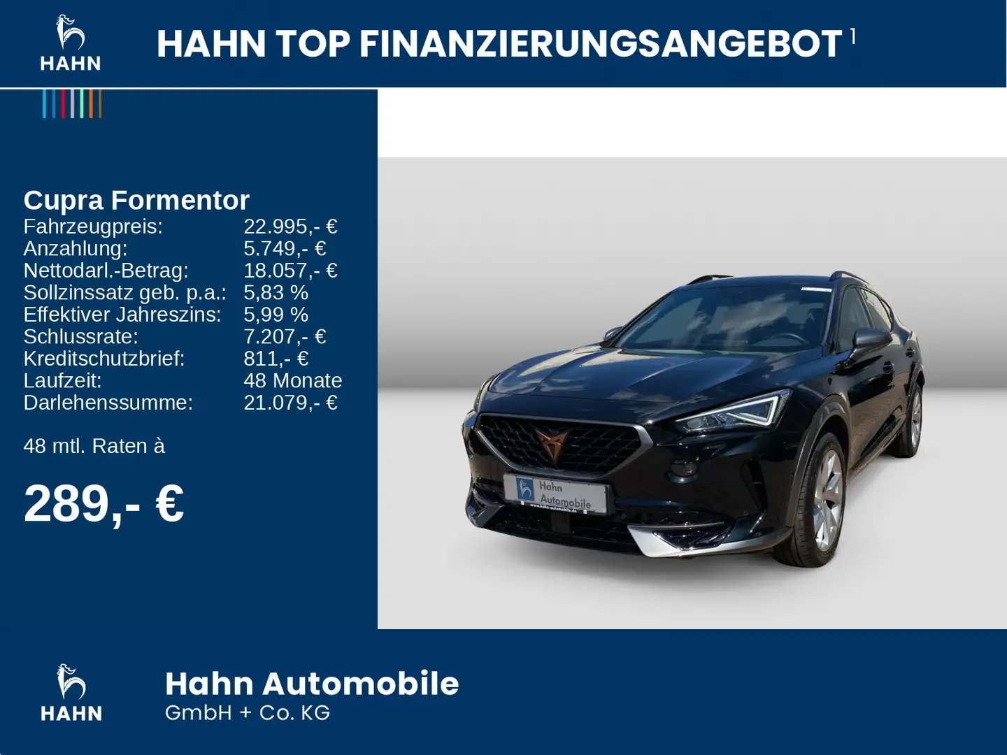 CUPRA Formentor 2.0TDI LED ACC PDC DAB Kessy V-Cockpit Schwarz - 2