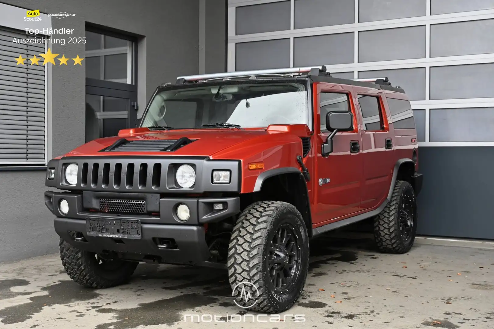 HUMMER H2 Pickerl NEU Rot - 1
