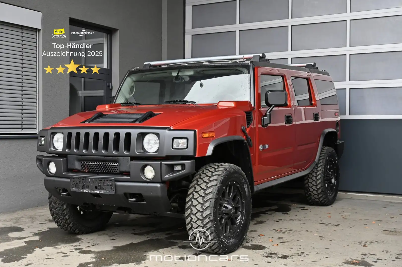 HUMMER H2 Pickerl NEU Rot - 1