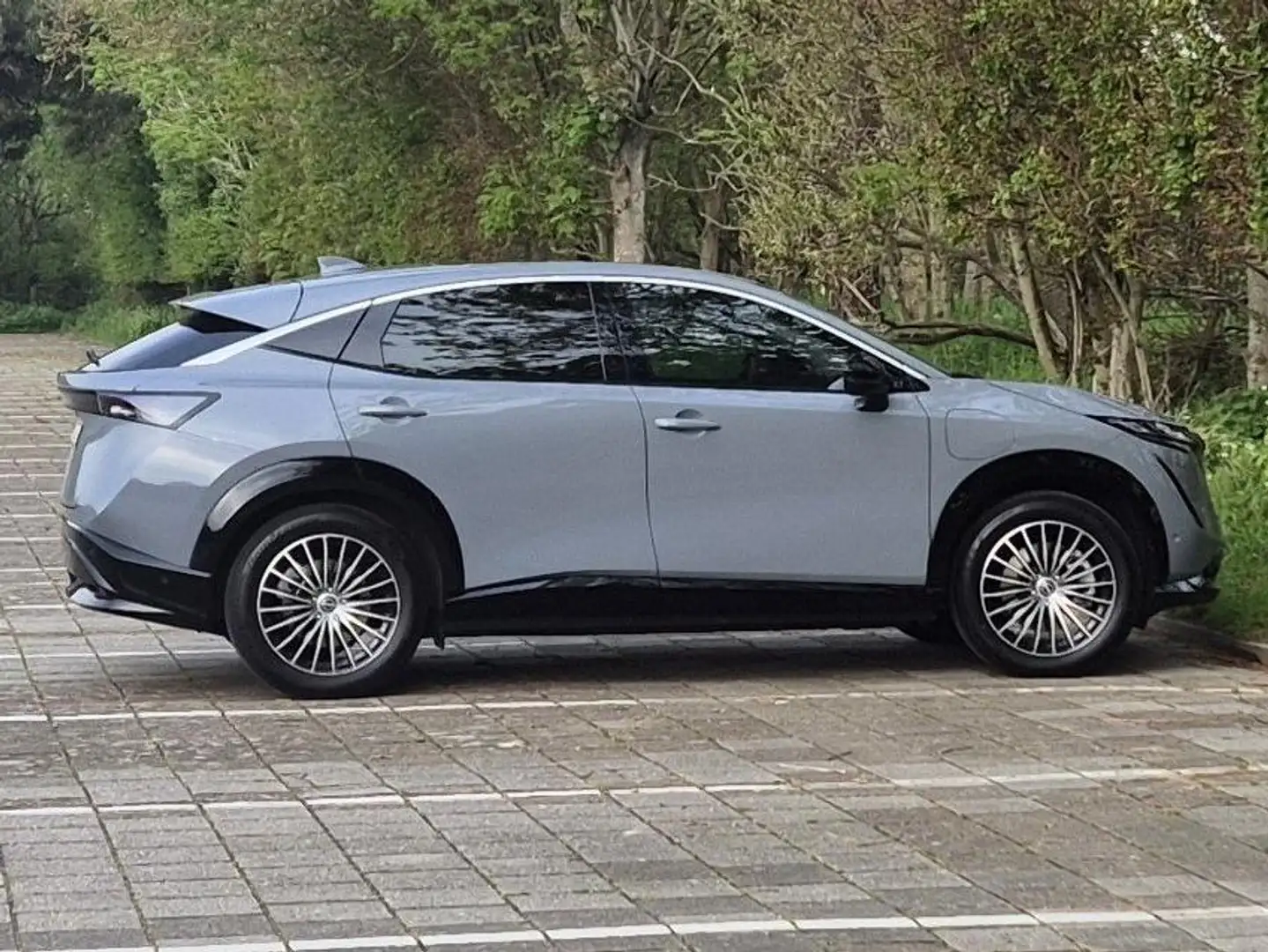 Nissan Ariya Ariya 63 kWh Evolve Pack-warmtepomp-22 kw lader Grijs - 2