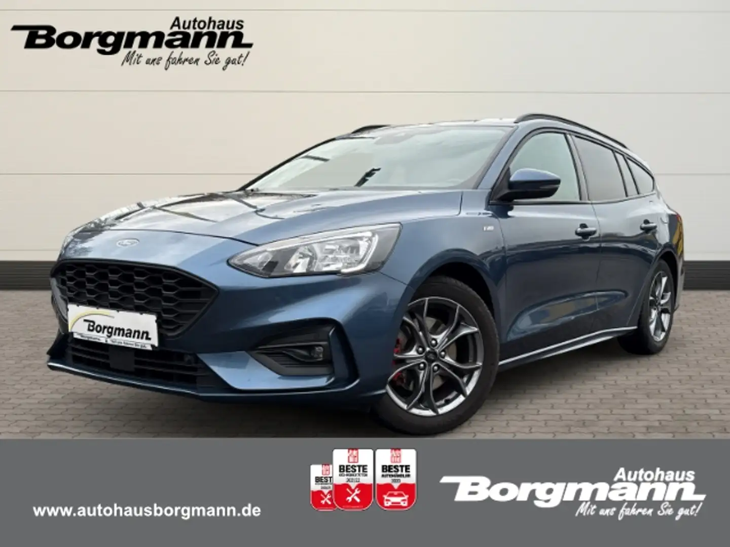 Ford Focus Turnier ST-Line X - LED - AHK - Apple CarPlay Blauw - 1
