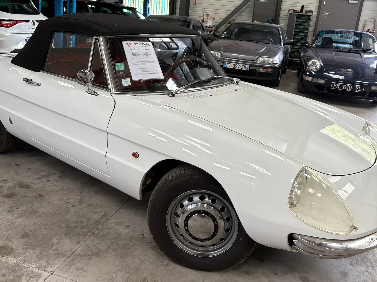 Alfa Romeo Spider 1750 Blanc - 2