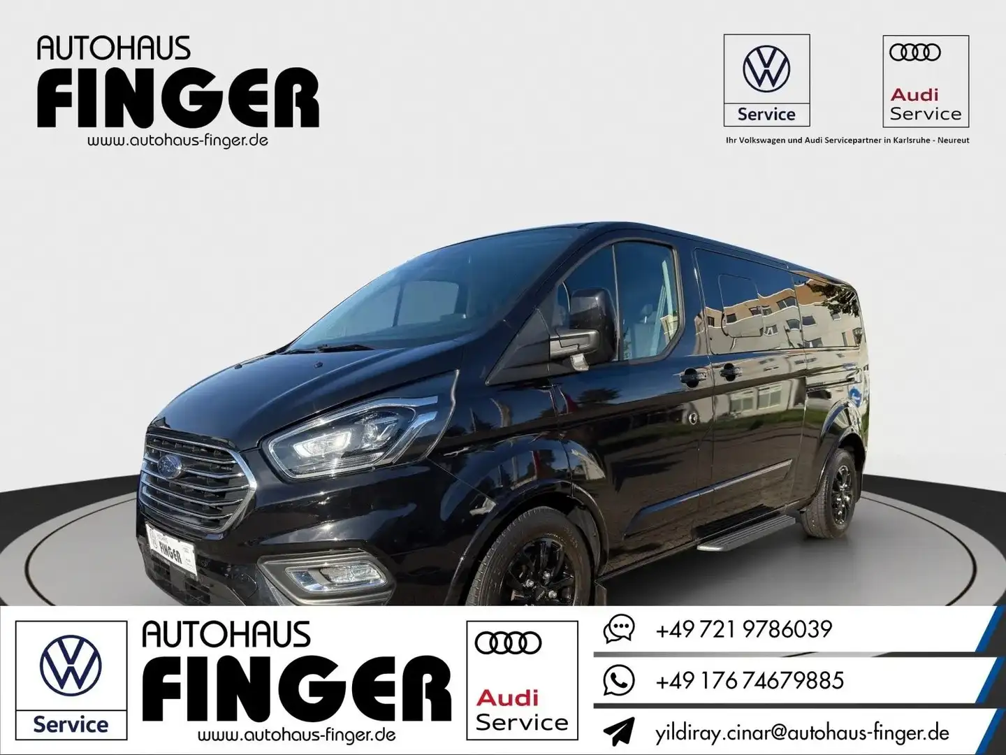 Ford Tourneo Custom TDCi Titanium L2 AT*AHK/Xenon* Schwarz - 1