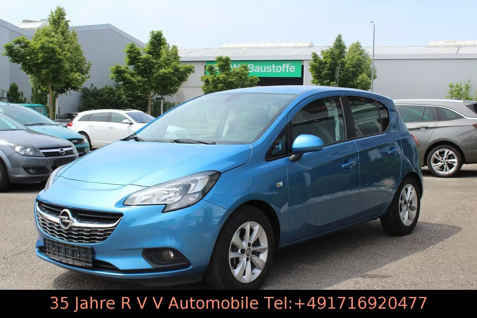 Opel Corsa E ON ecoFlex, Scheckheftgepflegt, 1.Hand Azul - 2