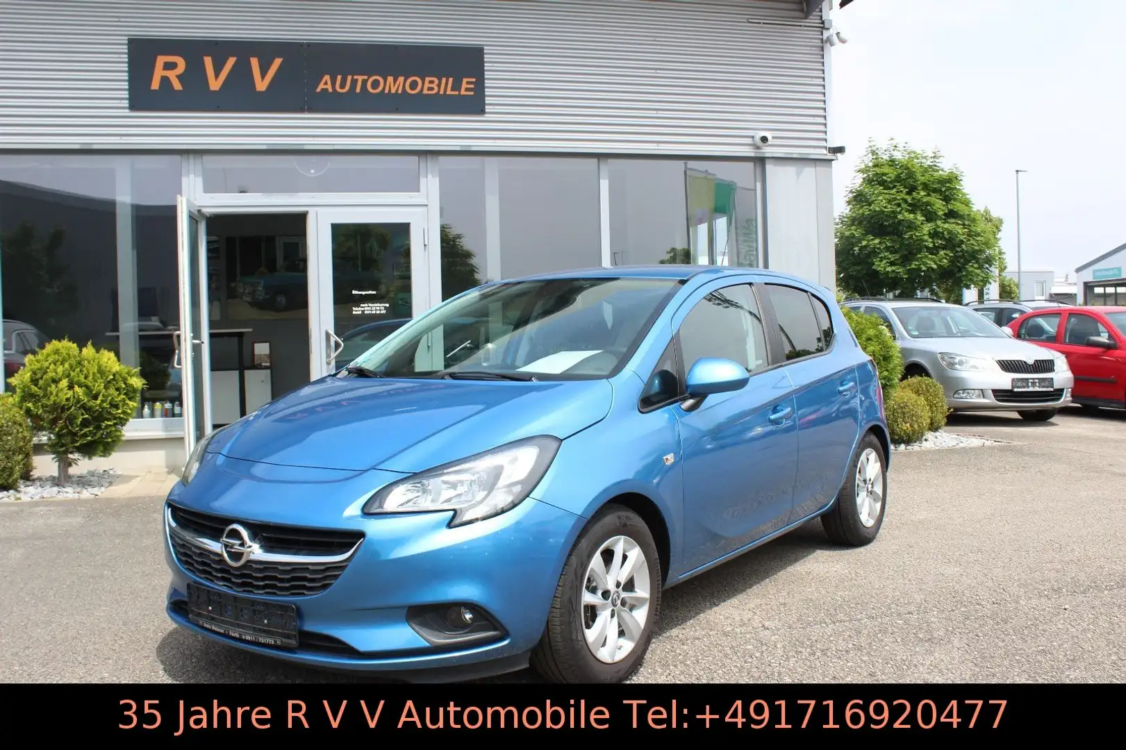 Opel Corsa E ON ecoFlex, Scheckheftgepflegt, 1.Hand Azul - 1
