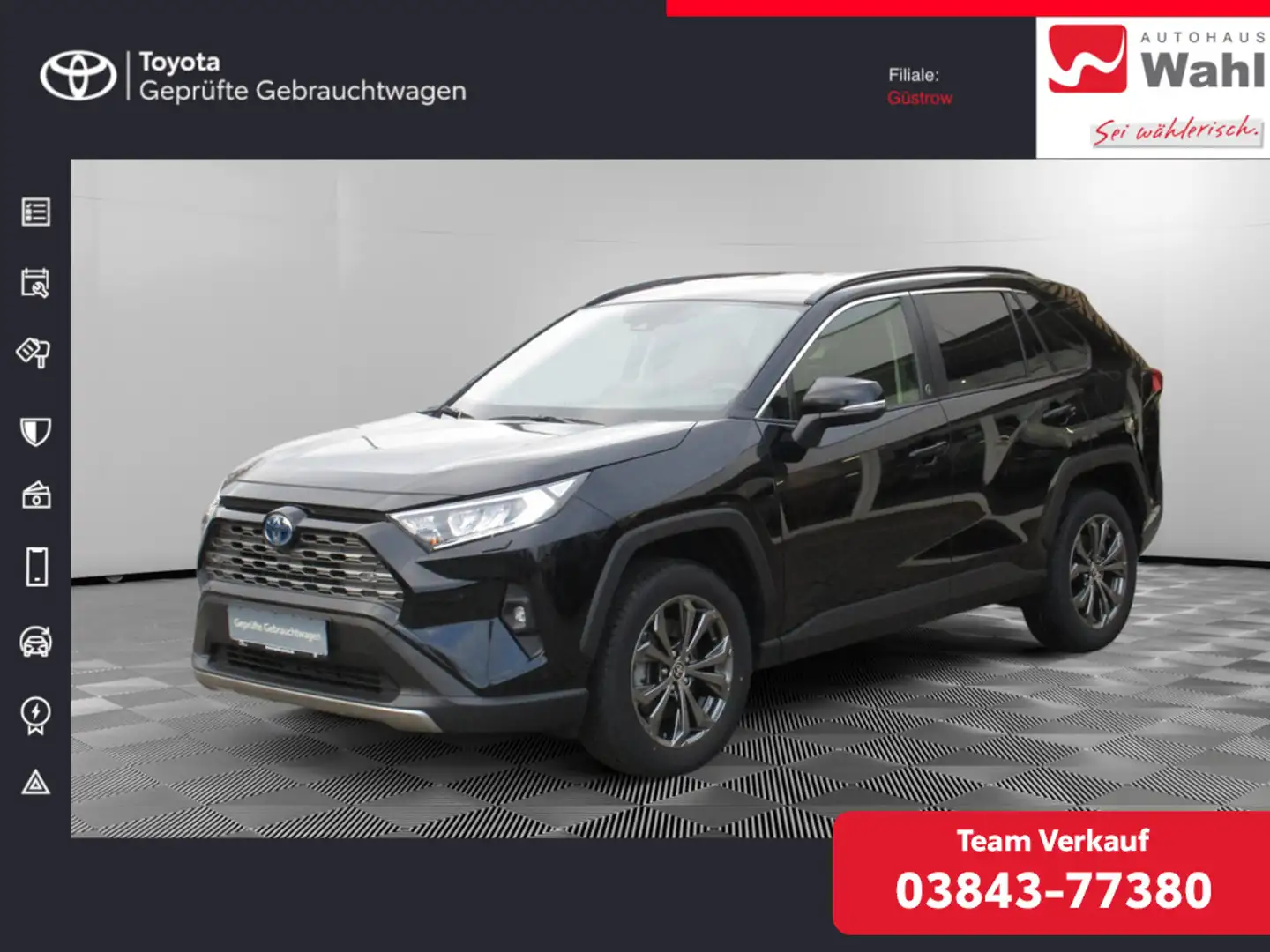 Toyota RAV 4 crna - 1