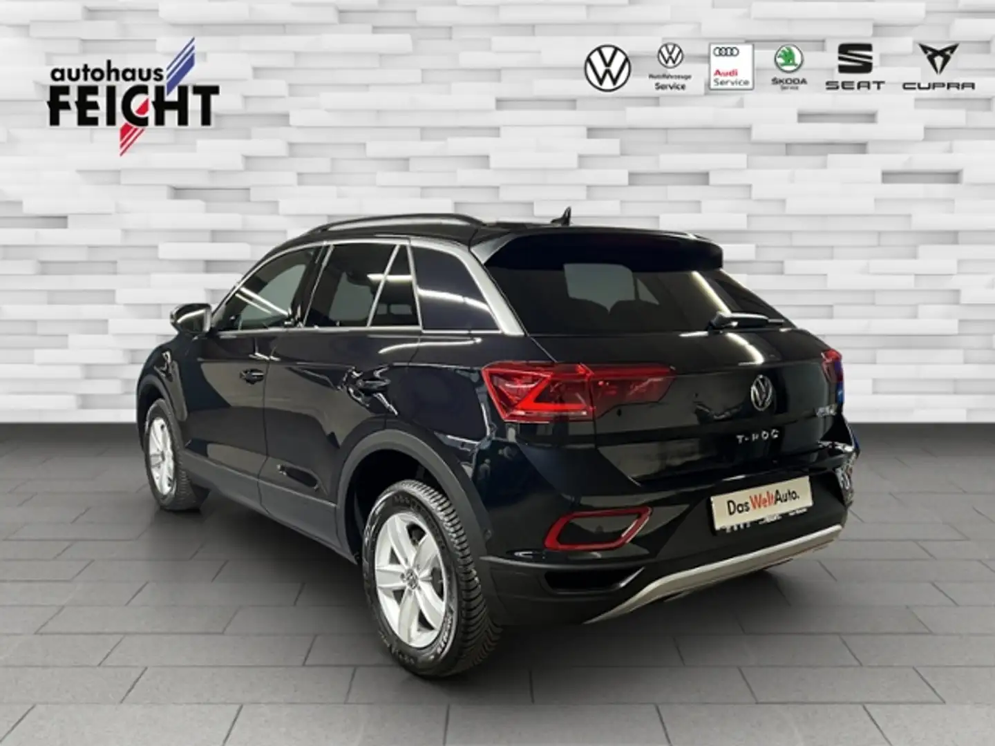 Volkswagen T-Roc 1.5 TSI Move+AHK+LED+RFK+ACC+NAVI+APP-CON. Schwarz - 2