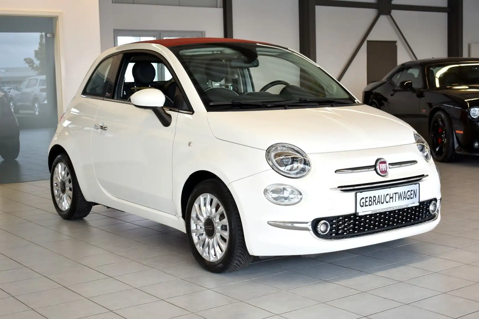 Fiat 500 CABRIO/BLUETOOTH/PDC/KLIMAAUT. Weiß - 1