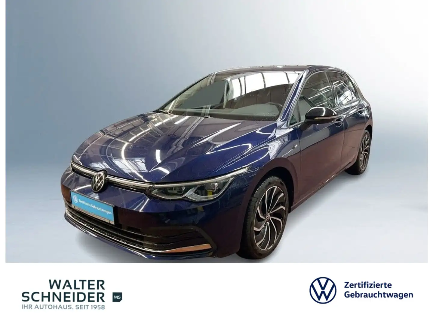 Volkswagen Golf 1.5 eTSI DSG Active Navi AHK ACC Blau - 1