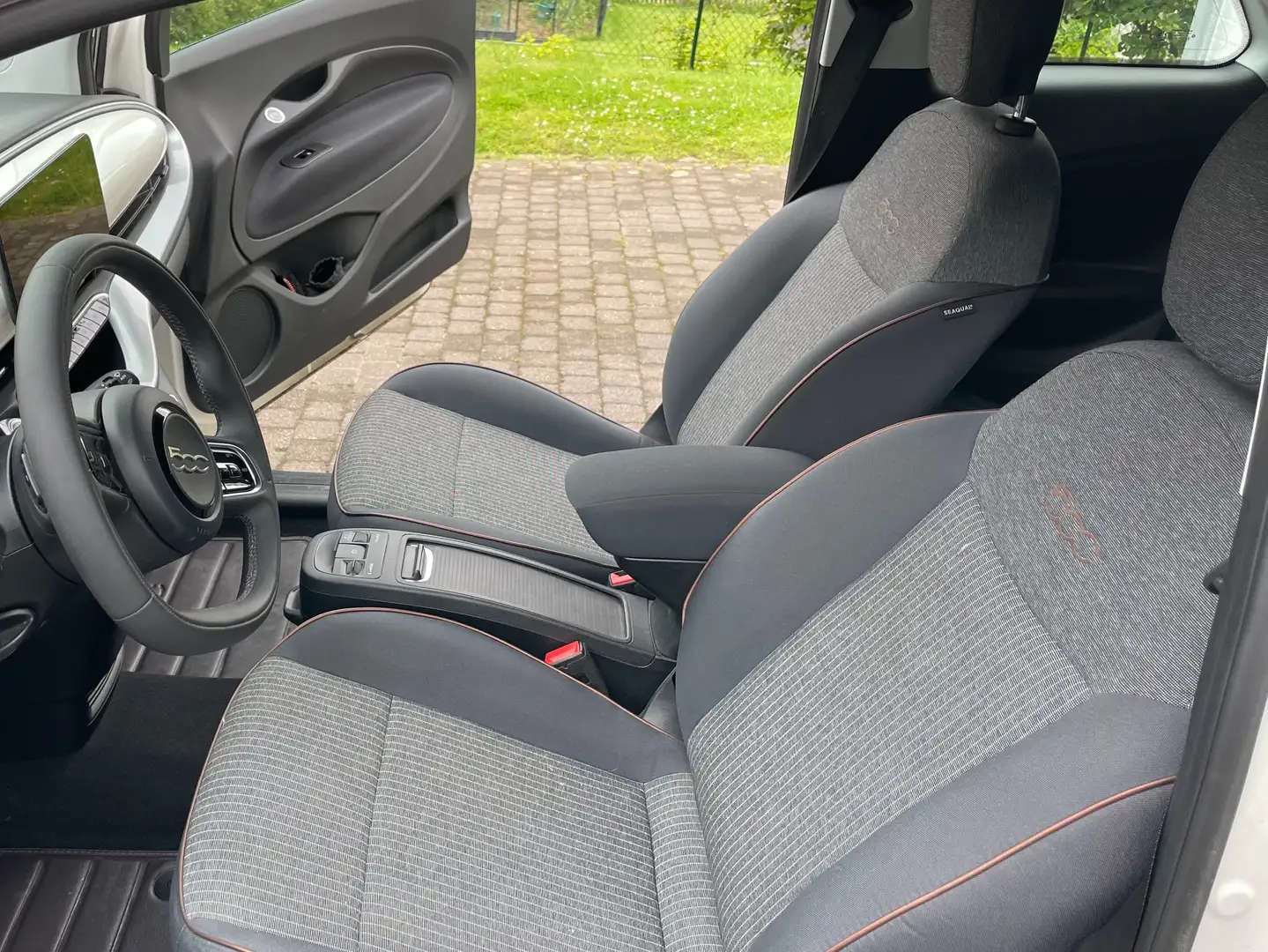 Fiat 500C e-500+42+kWh+Icon Wit - 2