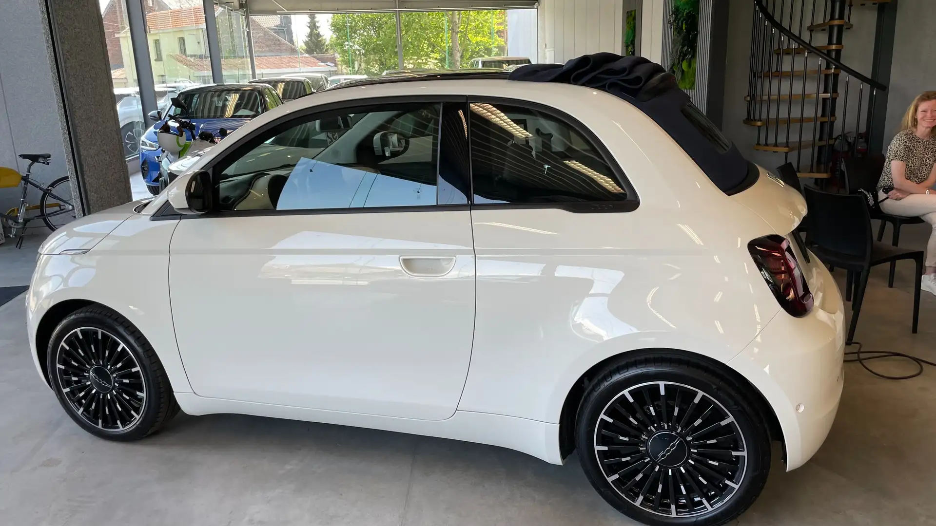 Fiat 500C e-500+42+kWh+Icon Wit - 1