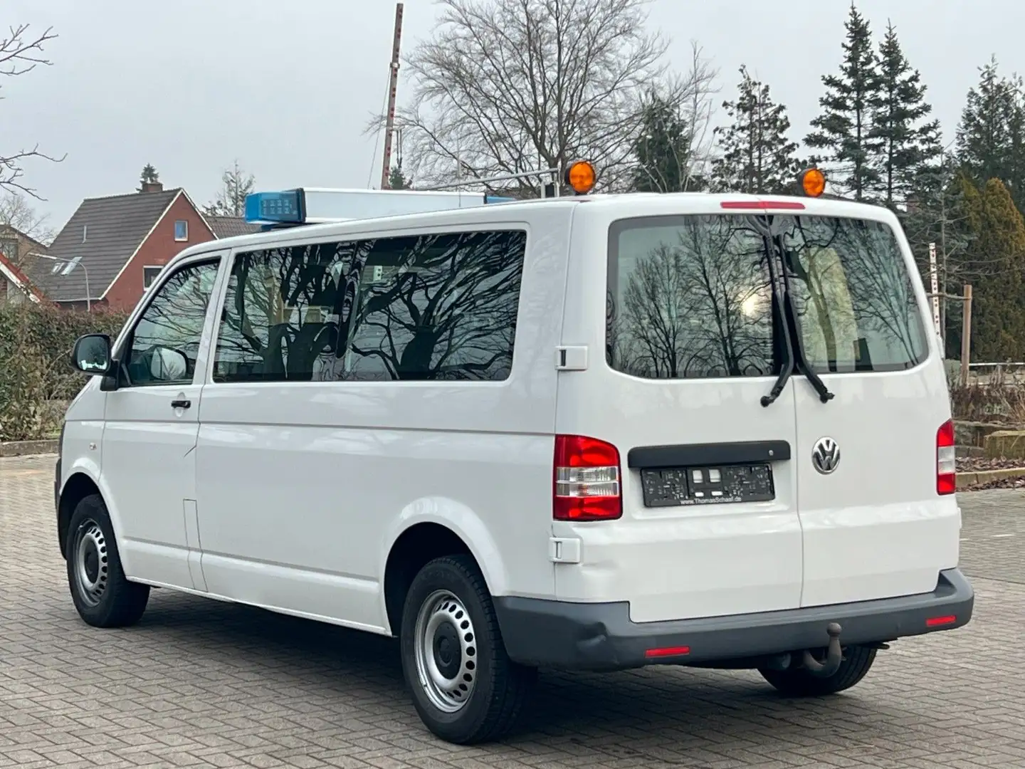Volkswagen T5 Kombi 2.0 Tdi Lang 9 Sitze Klima Schiebetür Blanc - 2