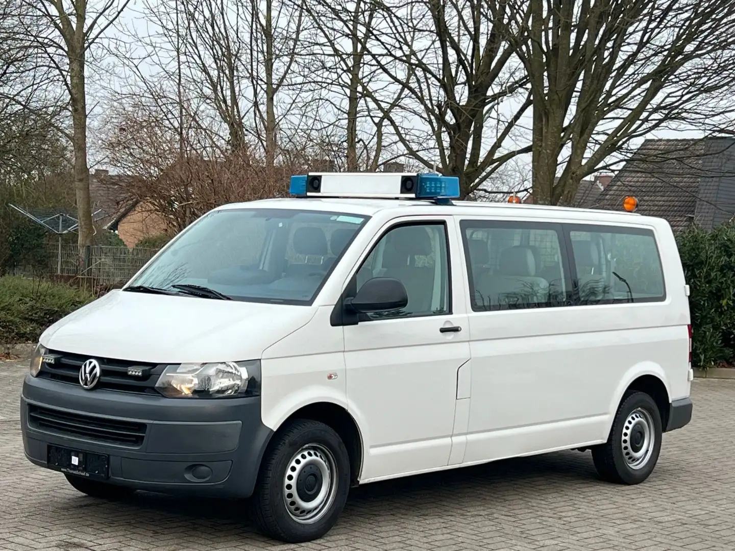Volkswagen T5 Kombi 2.0 Tdi Lang 9 Sitze Klima Schiebetür Blanc - 1