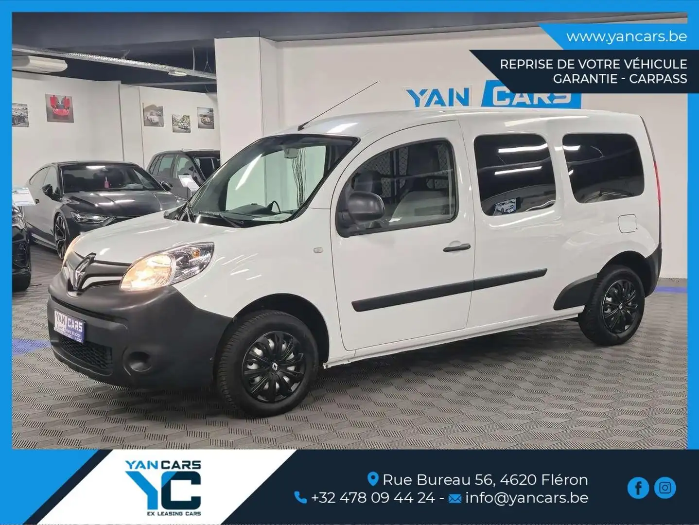 Renault Kangoo MAXI * UTILITAIRE * SEULEMENT 70.000KM! * TOP ETAT Blanc - 1