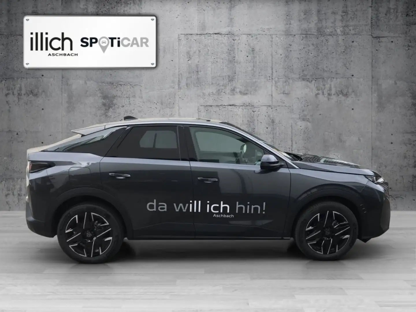 Peugeot 3008 ALLURE Hybrid 145 e-DCS6 Gris - 2