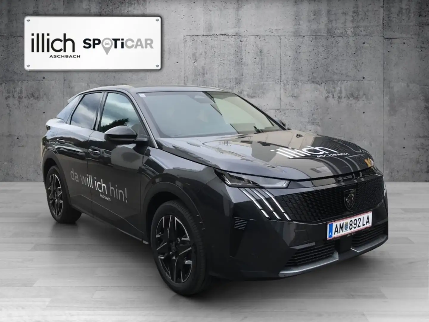 Peugeot 3008 ALLURE Hybrid 145 e-DCS6 Gris - 1