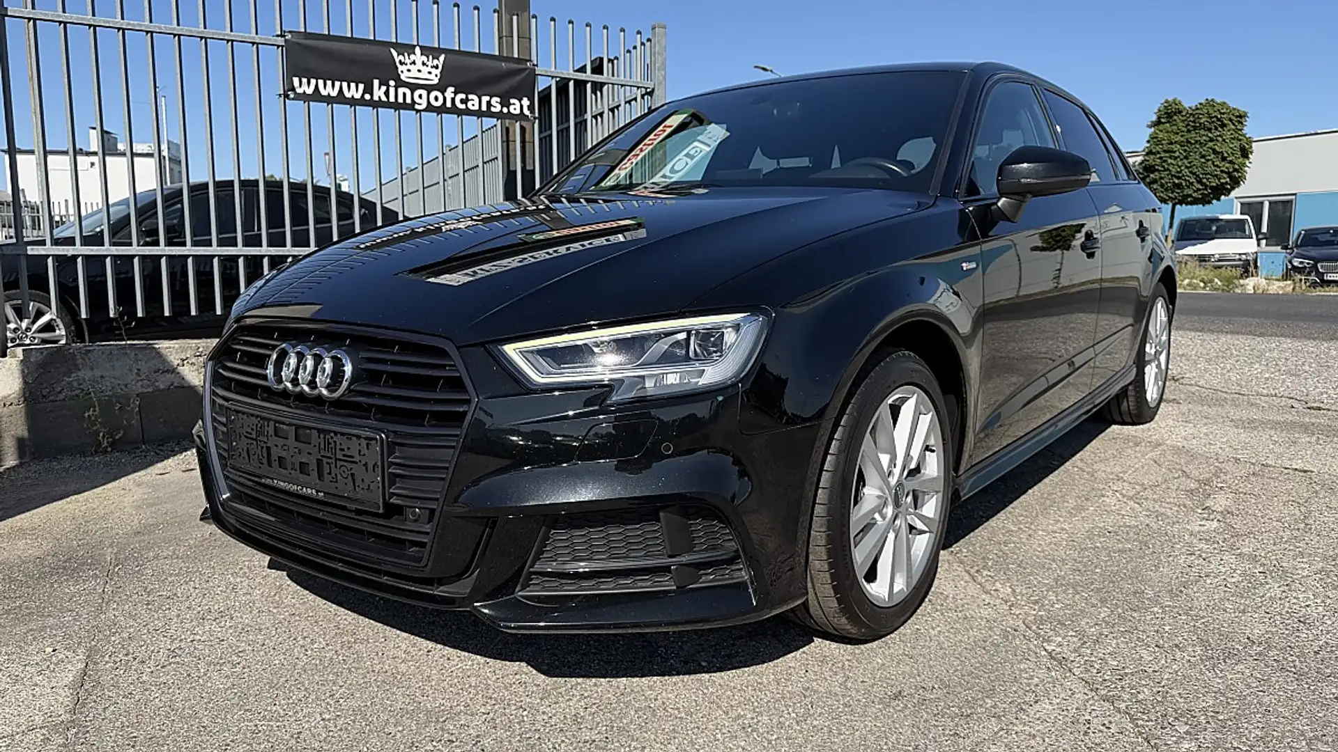 Audi A3 1.0 TFSI S-line, Kamera, ARBÖ Kauftest + Pickerl Schwarz - 1