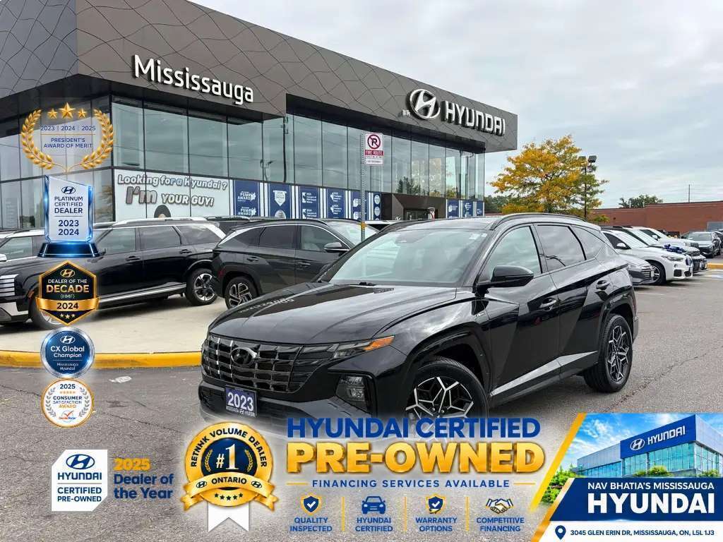 Black 2023 Hyundai Tucson SUV / Crossover All-Wheel Drive 8-Speed Automatic