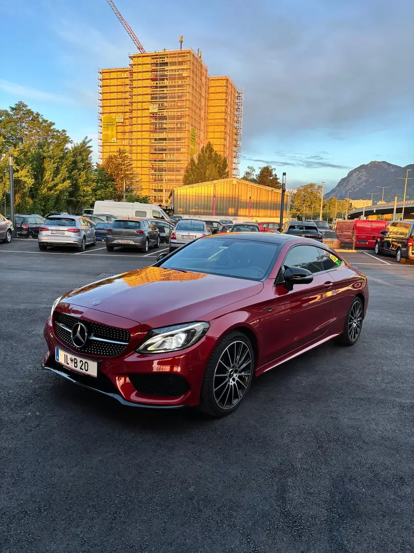 Mercedes-Benz C 180 Coupe Rot - 1