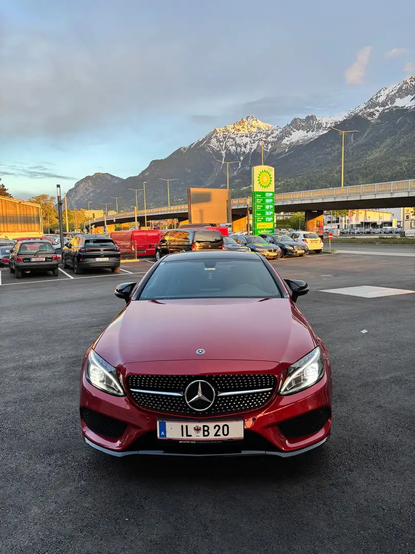 Mercedes-Benz C 180 Coupe Rot - 2