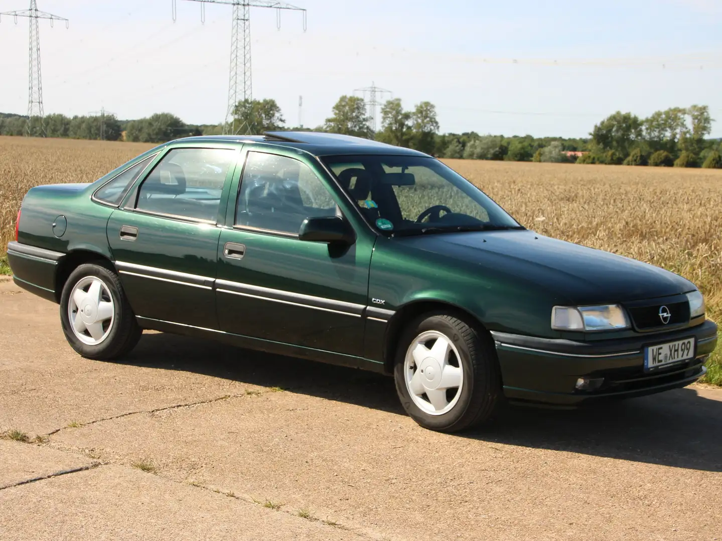 Opel Vectra Vectra A CDX Oldtimer H Kennzeichen Grün - 1