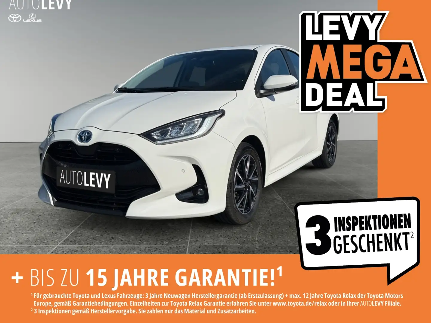 Toyota Yaris 1.5 HYBRID Team Deutschland *ACC*LED*RFK*LM Wit - 1