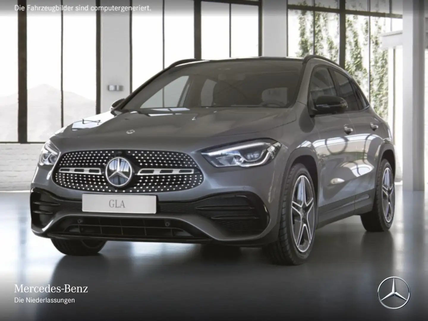 Mercedes-Benz GLA 250 e AMG+NIGHT+PANO+360°+LED+TOTW+KEYLESS+8G Grau - 2