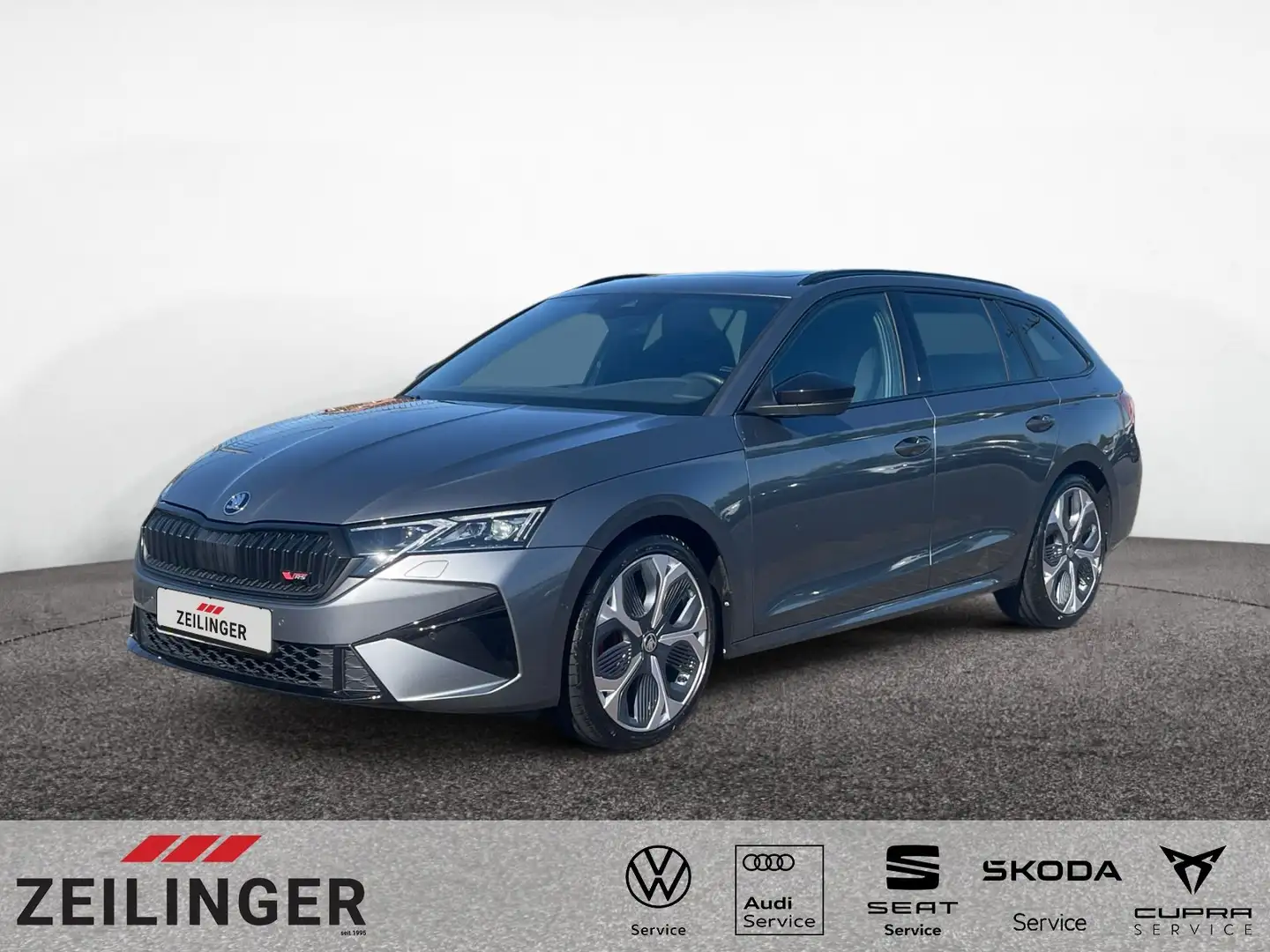 Skoda Octavia Combi RS TSI DSG|PANO|AHK|eHECK|5-J-GAR Grau - 1