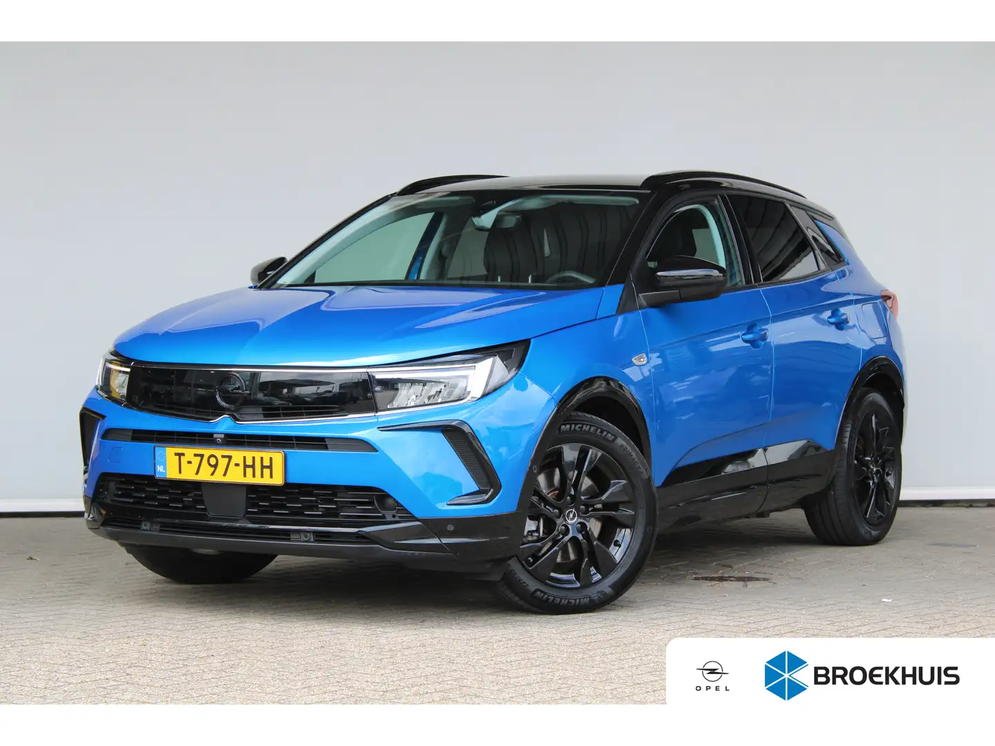 Opel Grandland 1.6 Turbo Hybrid Level 4 | Apple Carplay/Android A Blauw - 1