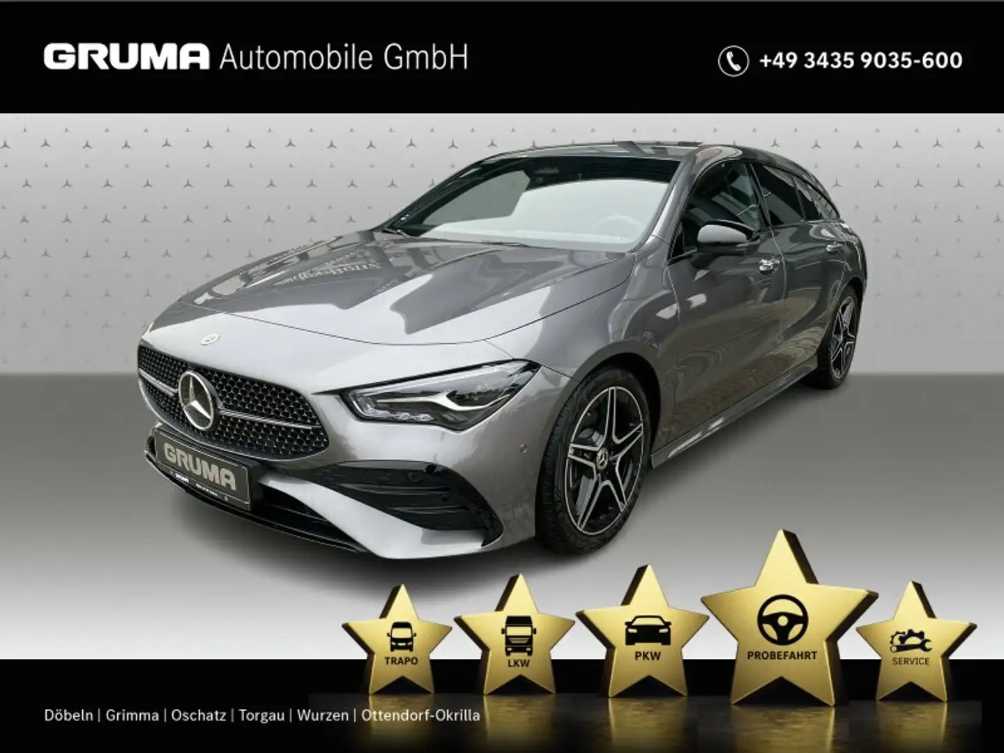 Mercedes-Benz CLA 180 CLA 180 SB AMG+Night+AHK+KeyGo+Distronic+360°+LED Grau - 1