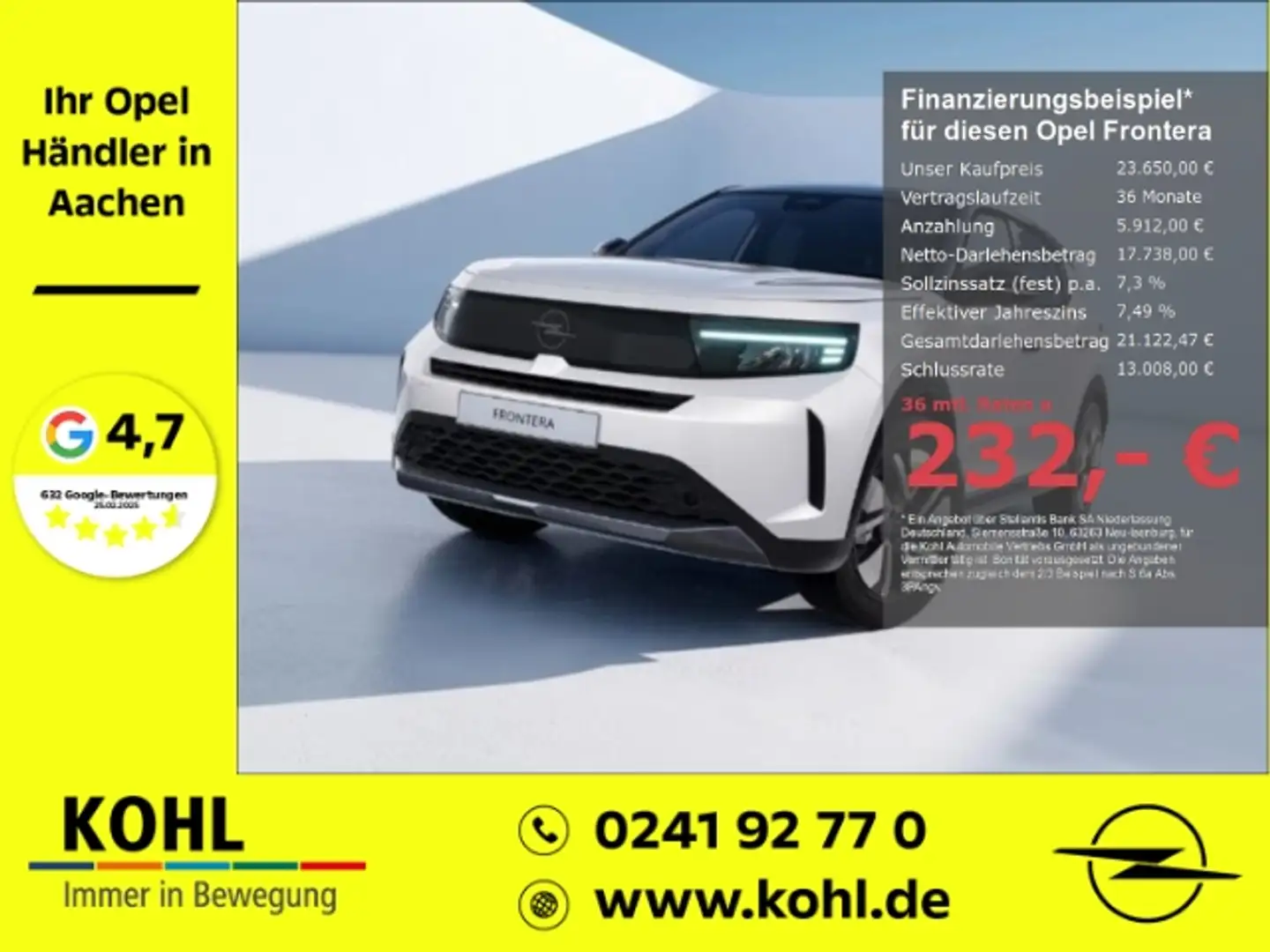 Opel Frontera GS 1.2 Hybrid 110PS LED Navi Klimaautom DAB Blanc - 1