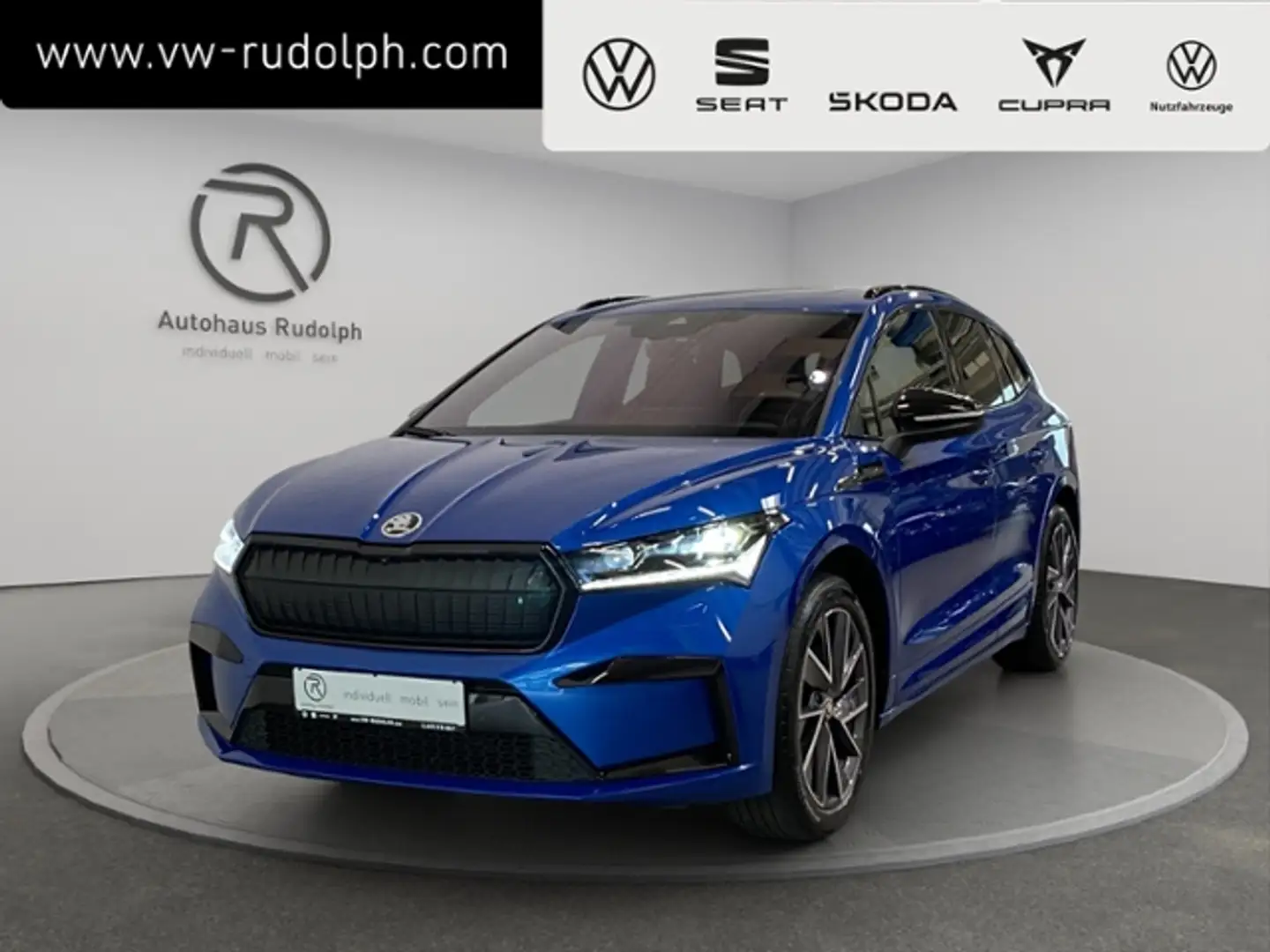 Skoda Enyaq 82 kWh Sportline / Navi LED ACC 20" Blau - 1