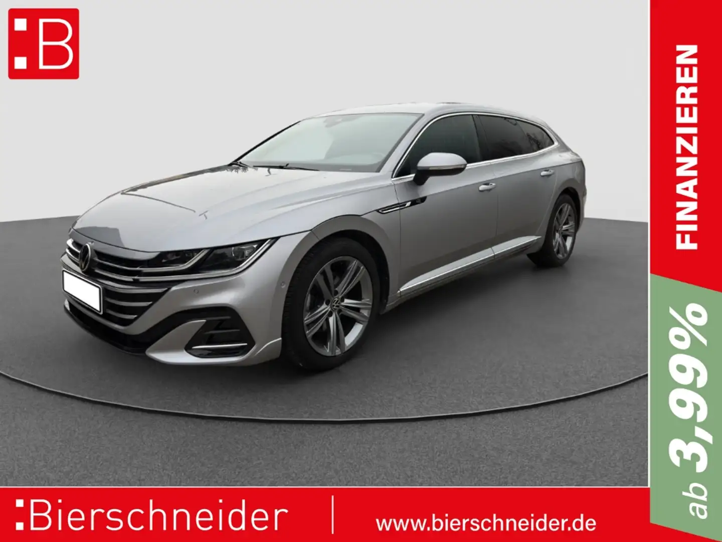 Volkswagen Arteon SB 2.0 TDI DSG RLine IQ.LIGHT AHK KAMERA Silber - 1