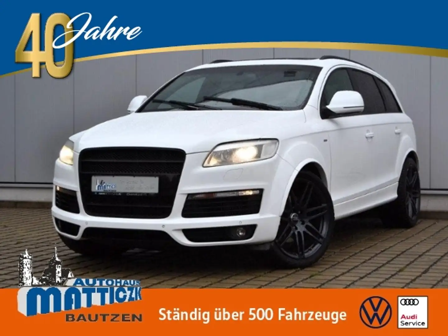 Audi Q7 4.2 TDI quattro Tiptr. S-line MEGA-VOLL/AHK/LUFT/ Weiß - 1