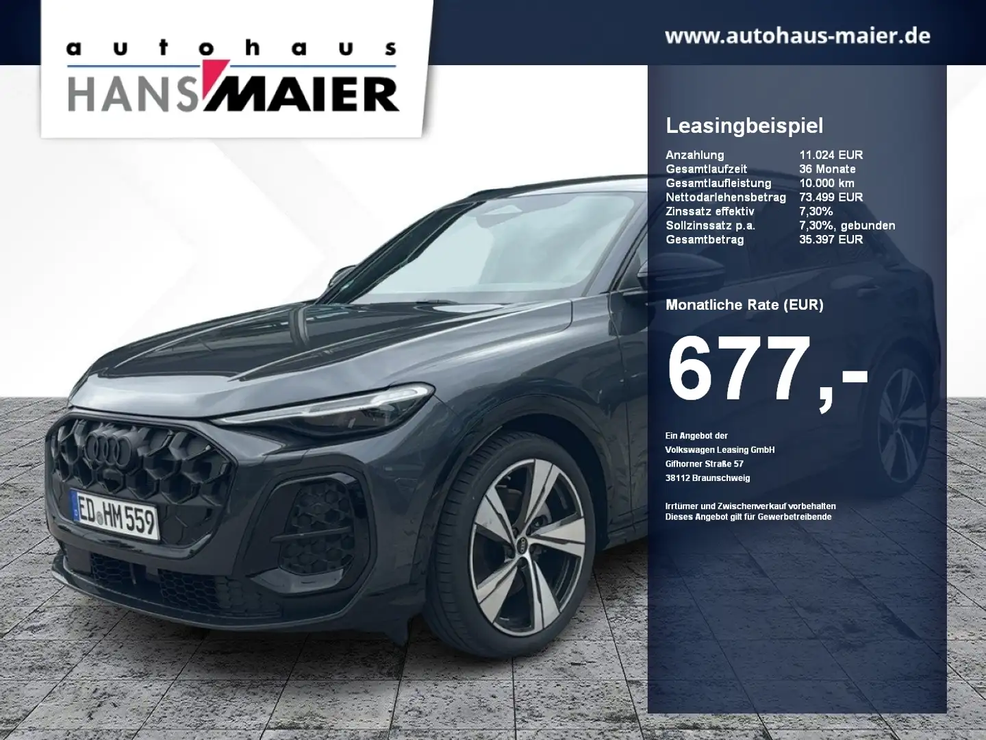 Audi Q5 TDI quattro S tronic VC S line Navi 360 S-line Nav Schwarz - 1