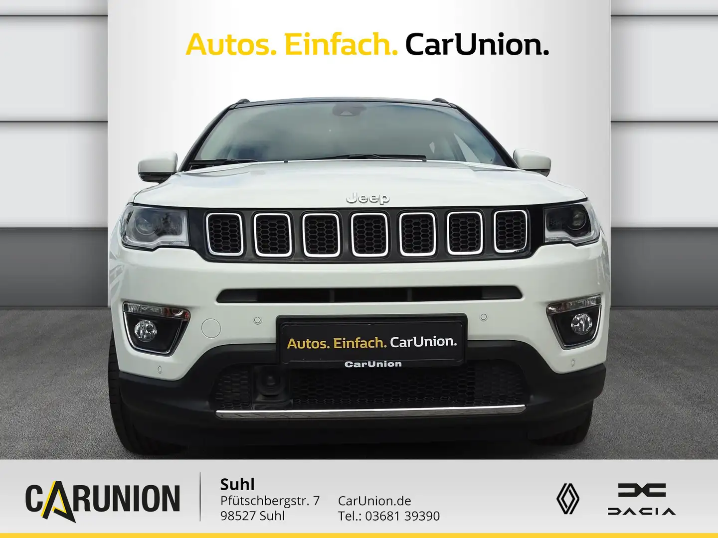 Jeep Compass Limited 1,3l Gse (150PS) DCT 4x2 E6d Weiß - 2