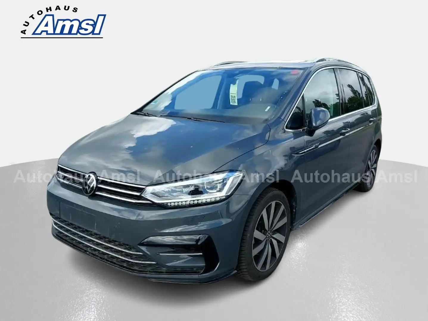 Volkswagen Touran 1.5 TSI DSG R-Line*AHK*Pano*Matrix*ACC*IQ Grijs - 2
